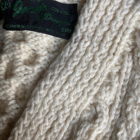 Vintage 100% Wool Cardigan Vest! Handmade in Ireland! - Picture 4 of 5